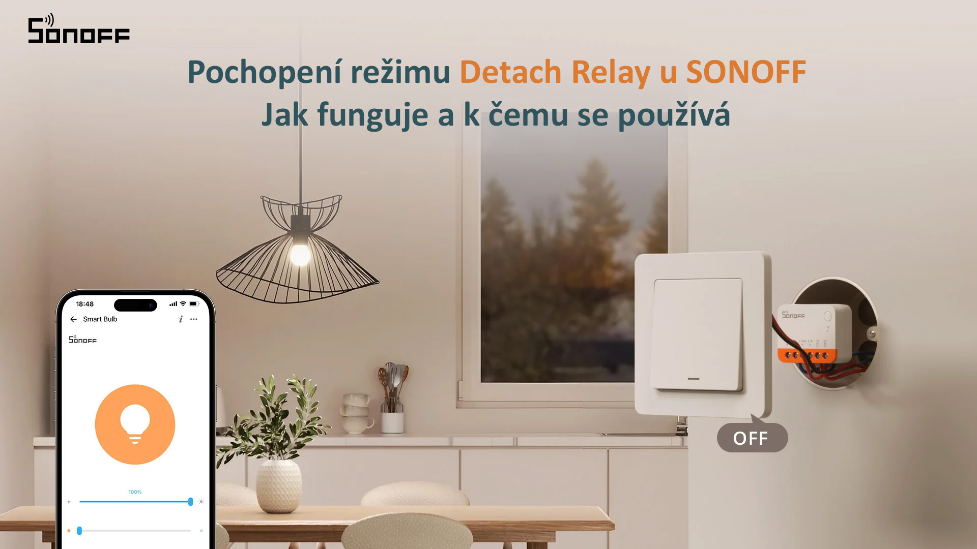 Co je „Detach Relay Mode“ u Sonoff zařízení a proč ho používat