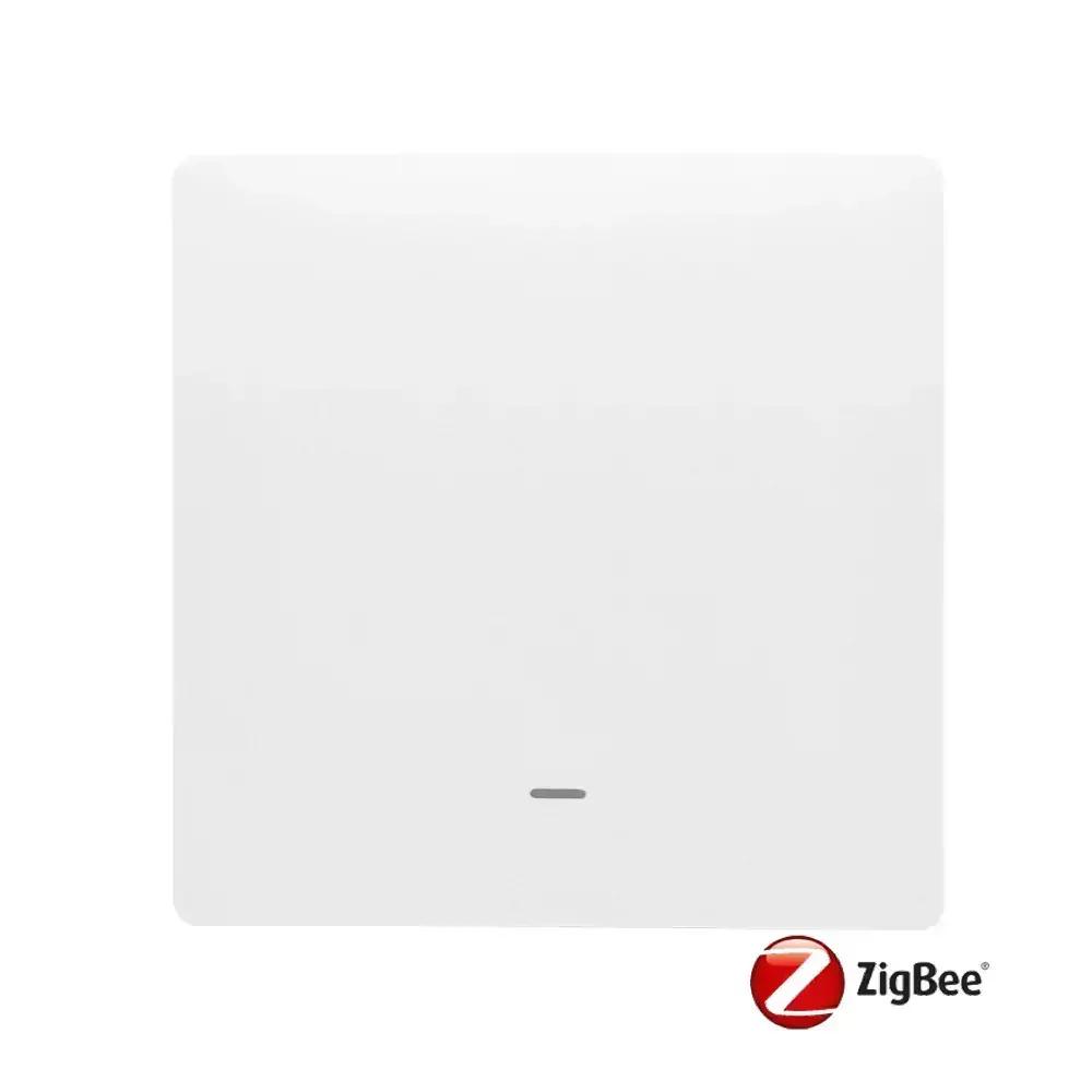 Tlačítkový ZigBee vypínač bez "nuly" - 1CH
