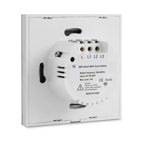 WiFi+RF vypínač bílý 3CH s nulou i bez nuly - Tuya