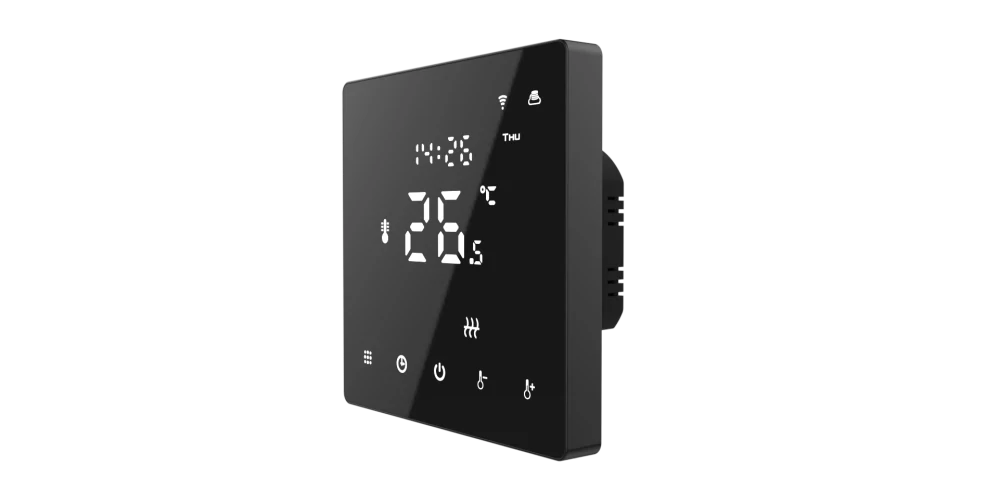 Wifi termostat Smartica HY608W 16A pro přímotopy černý