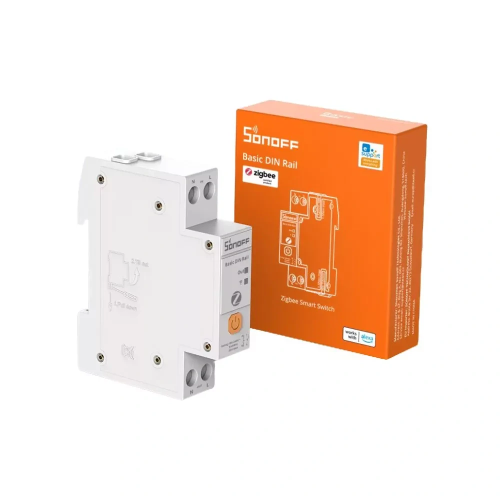 Sonoff BASIC-ZB1GSP Zigbee spínač 32A na DIN lištu