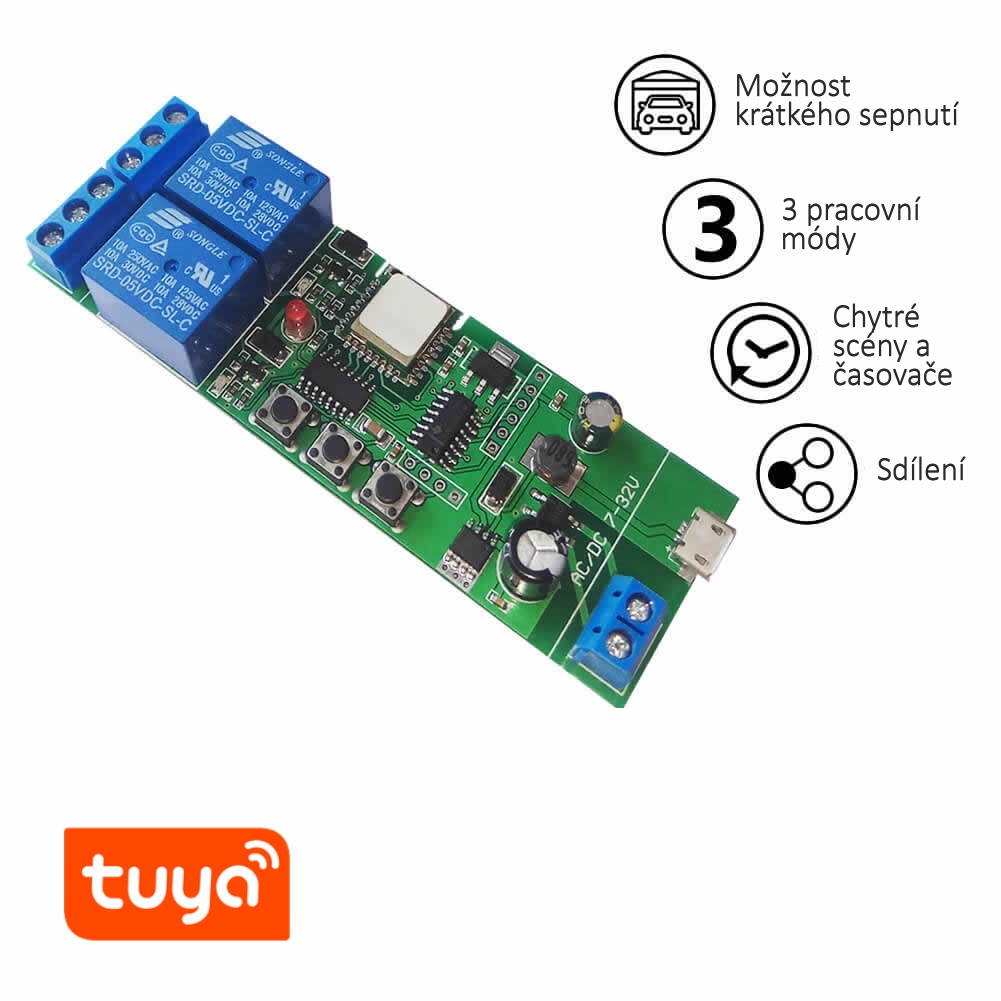 Tuya 5V/7-32V 2CH