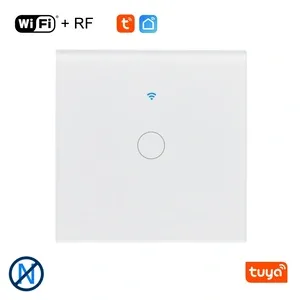 WiFi+RF vypínač bílý 1CH s nulou i bez nuly - Tuya 