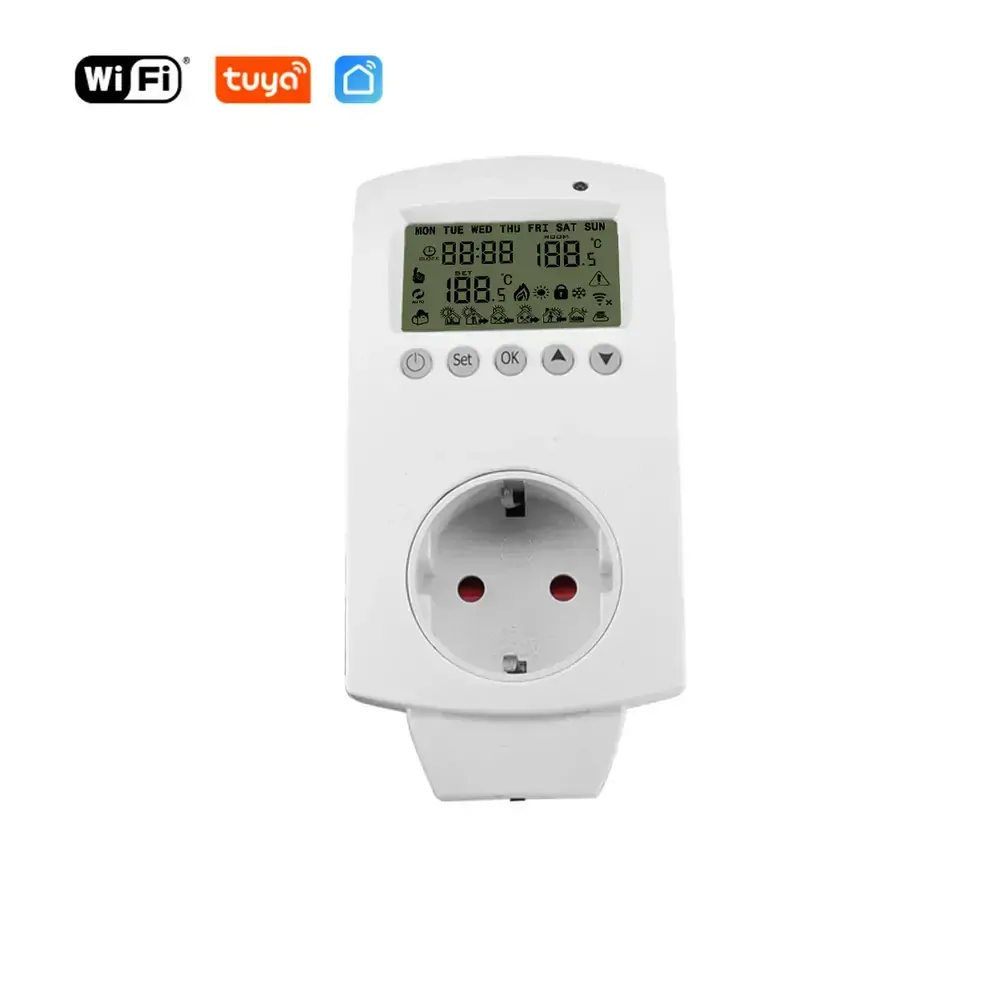 WiFi Termostatická zásuvka 16A - Tuya