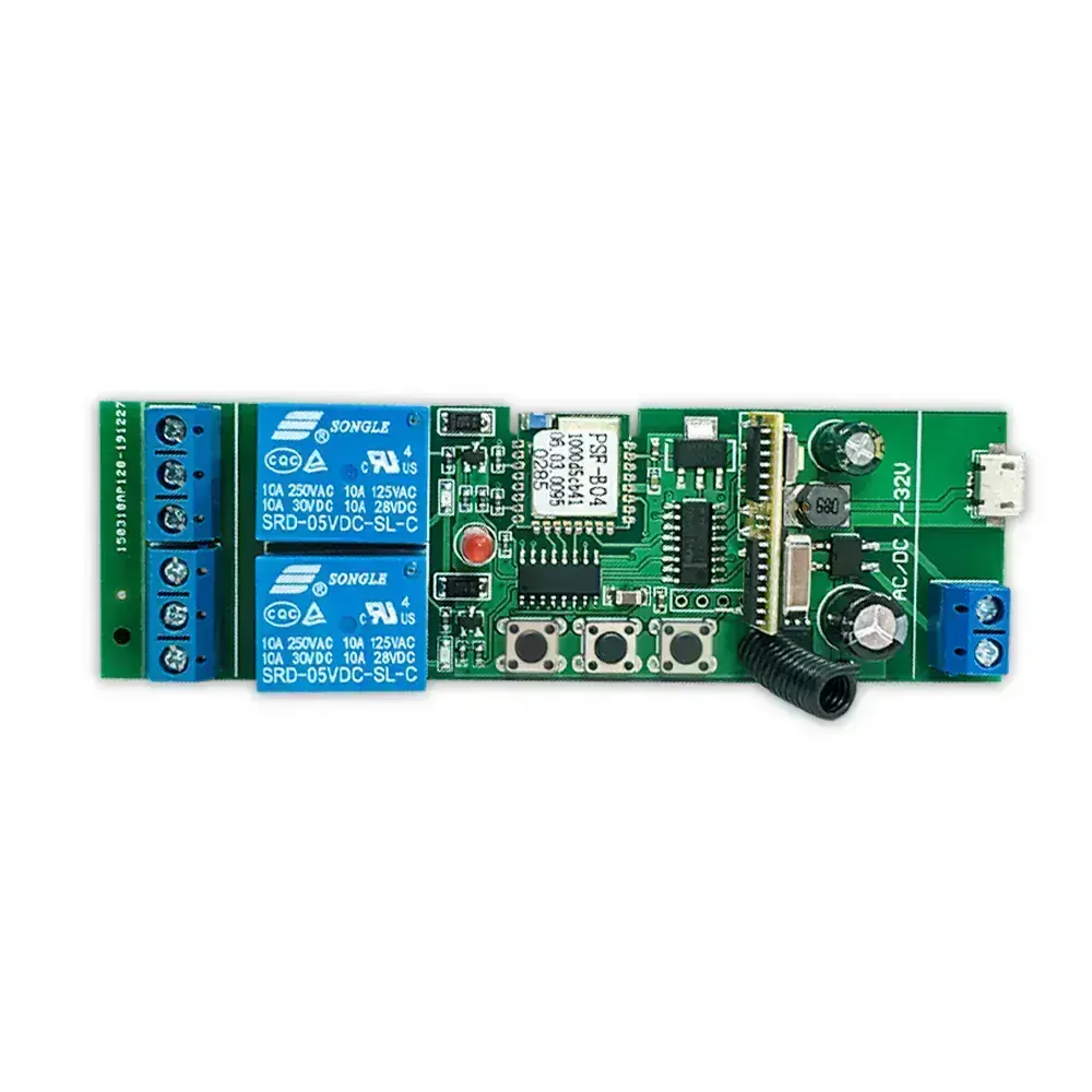 Tuya 5V/7-32V 2CH + RF