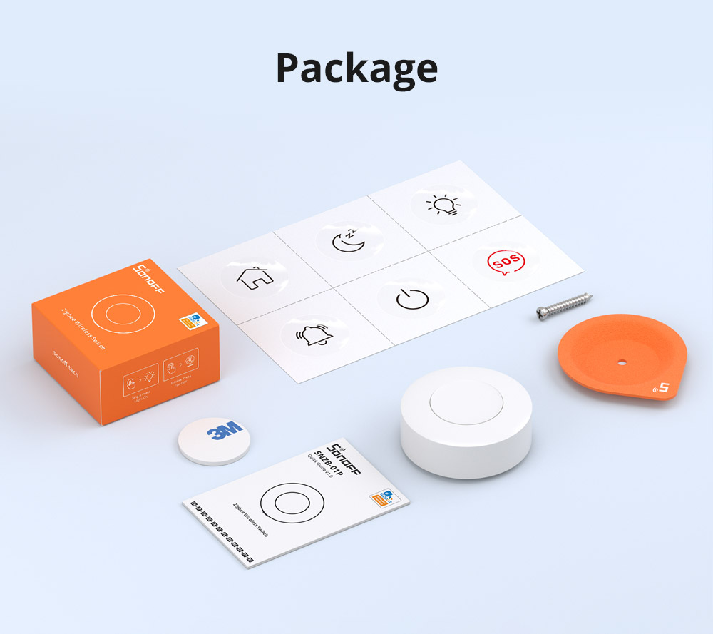 Sonoff SNZB-01P - ZigBee Tlačítkový ovladač
