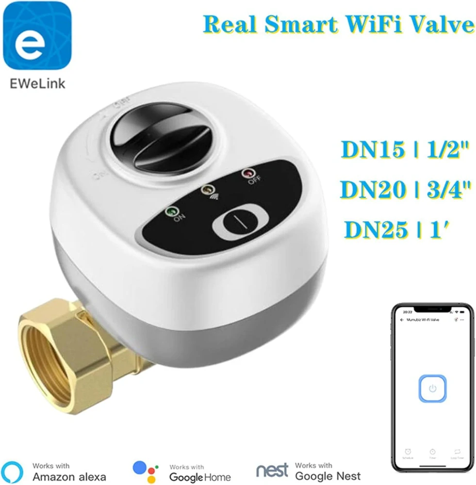eWeLink WiFi vodní ventil DN20