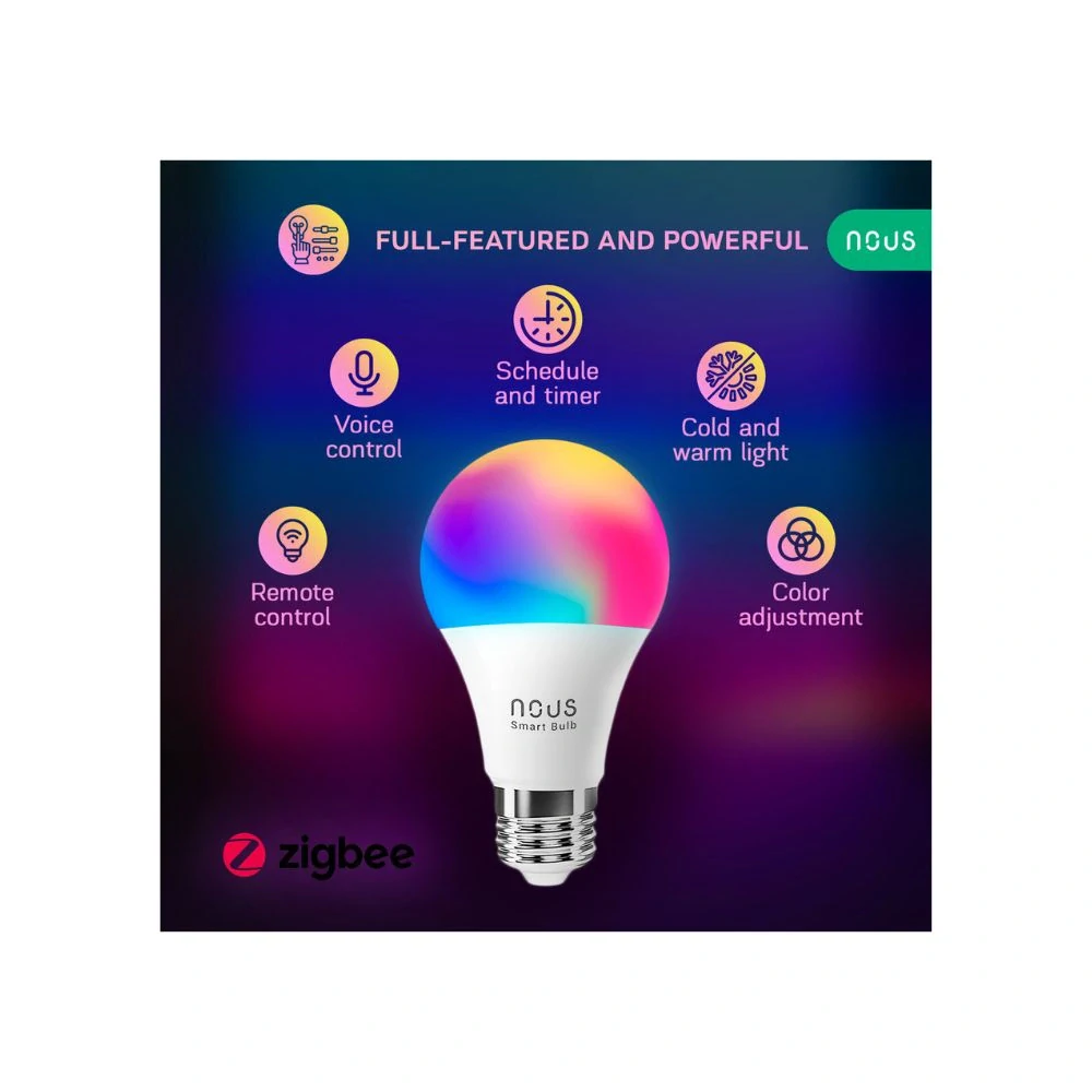 Nous P3Z Zigbee RGB žárovka