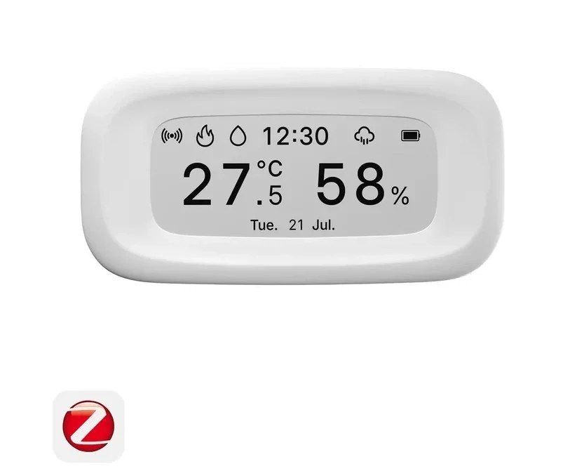 Sonoff AirGuard SNZB-02UL – Zigbee senzor teploty a vlhkosti s E-Ink displejem