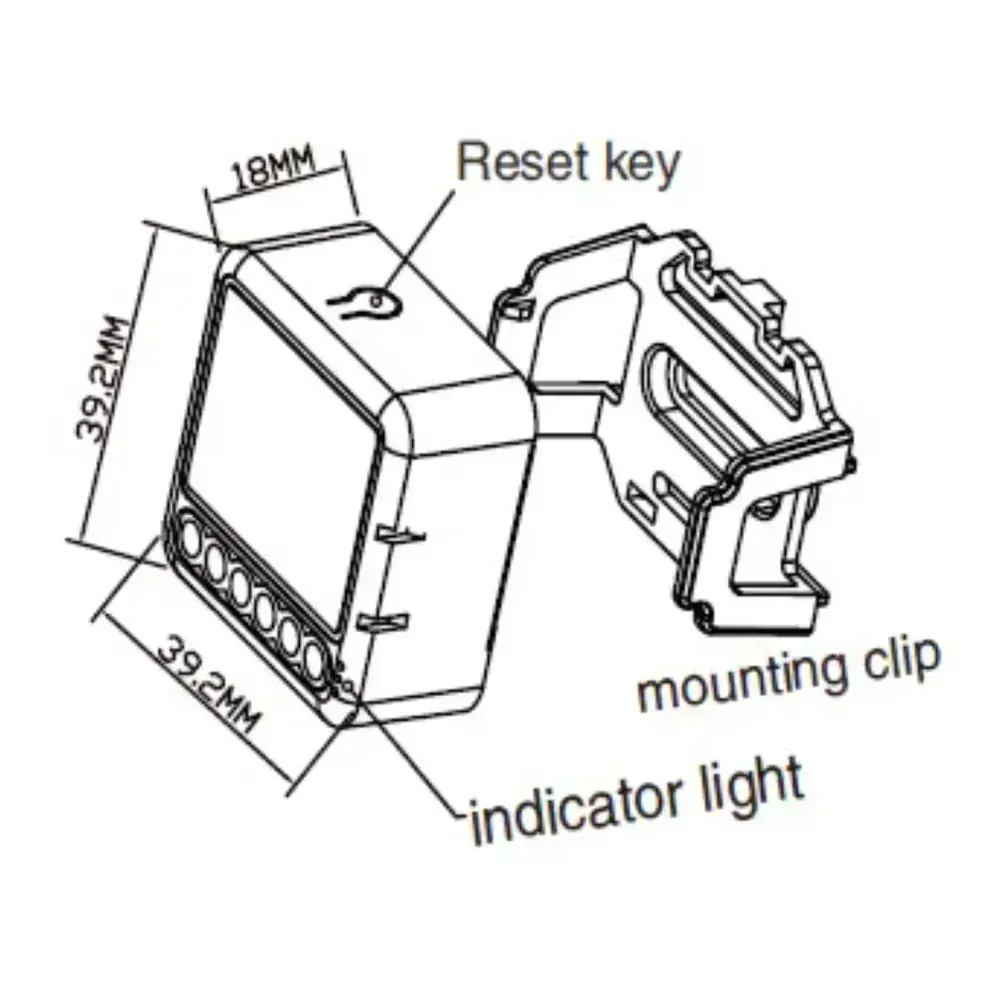 Mini ZigBee vypínač - 2CH