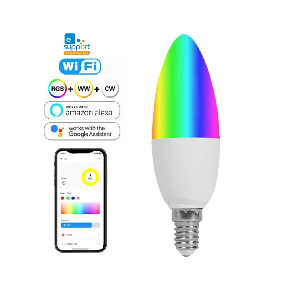 eWelink Wifi žárovka E14, 5W