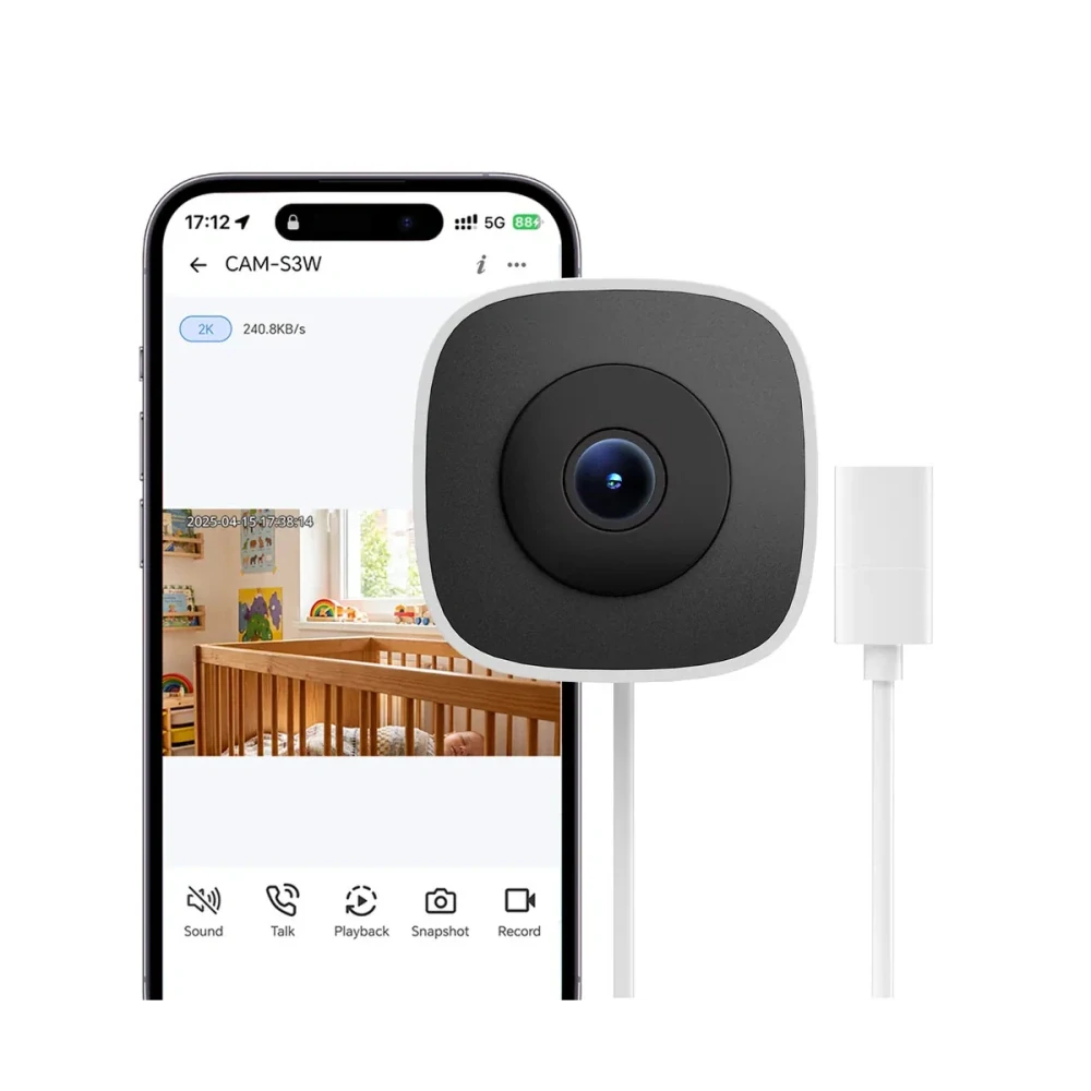 SONOFF CAM GlassView WiFi 3MP chytrá kamera na okno
