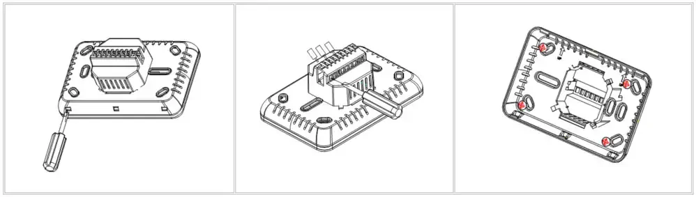 WiFi Termostat 16A HDT-ST01W - Tuya