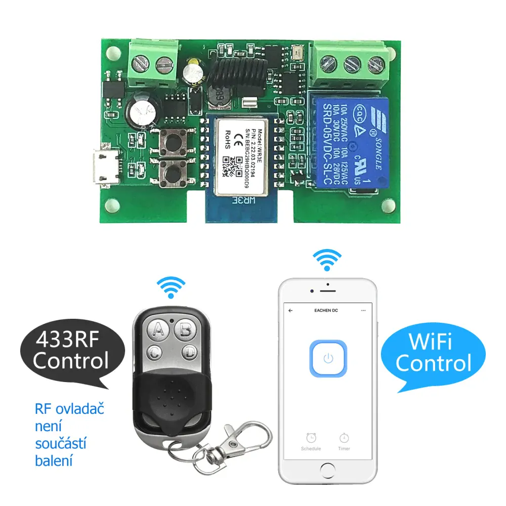 Tuya 5V/7-32V WiFi + RF