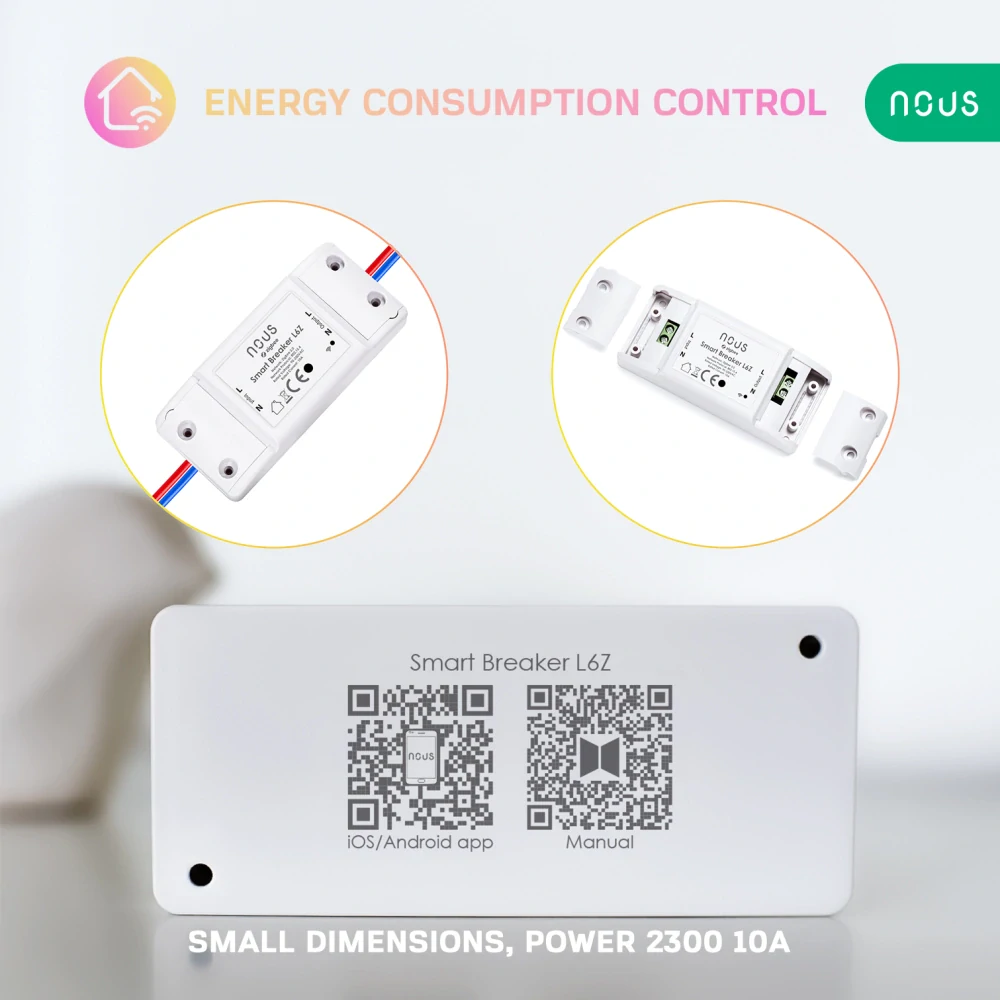 NOUS L6Z ZigBee basic s měřením spotřeby energie
