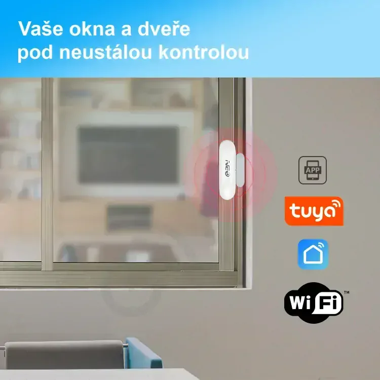 WiFi Sensor Okna/Dveře - Tuya