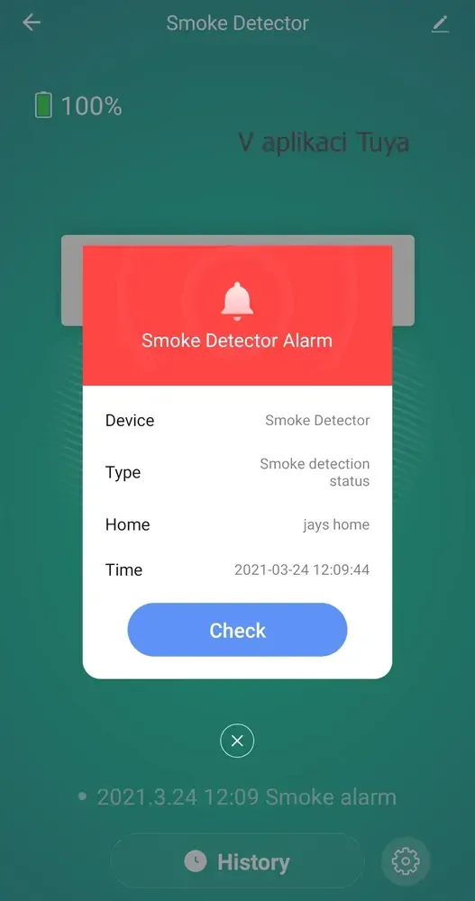 ZigBee Sensor Kouře