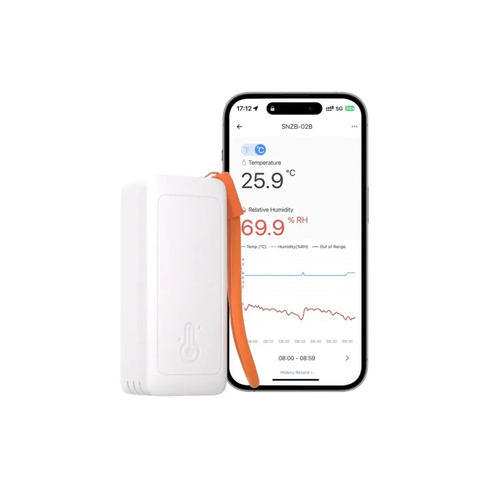 Sonoff SNZB-02B AirGuard TH Lite, Zigbee Teplota / Vlhkost