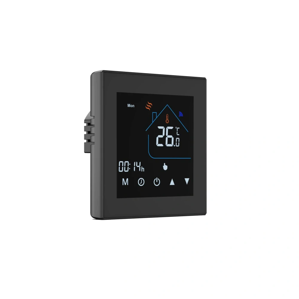 WiFi Termostat 5A pro kotle černý Smartica TK10BW, Tuya