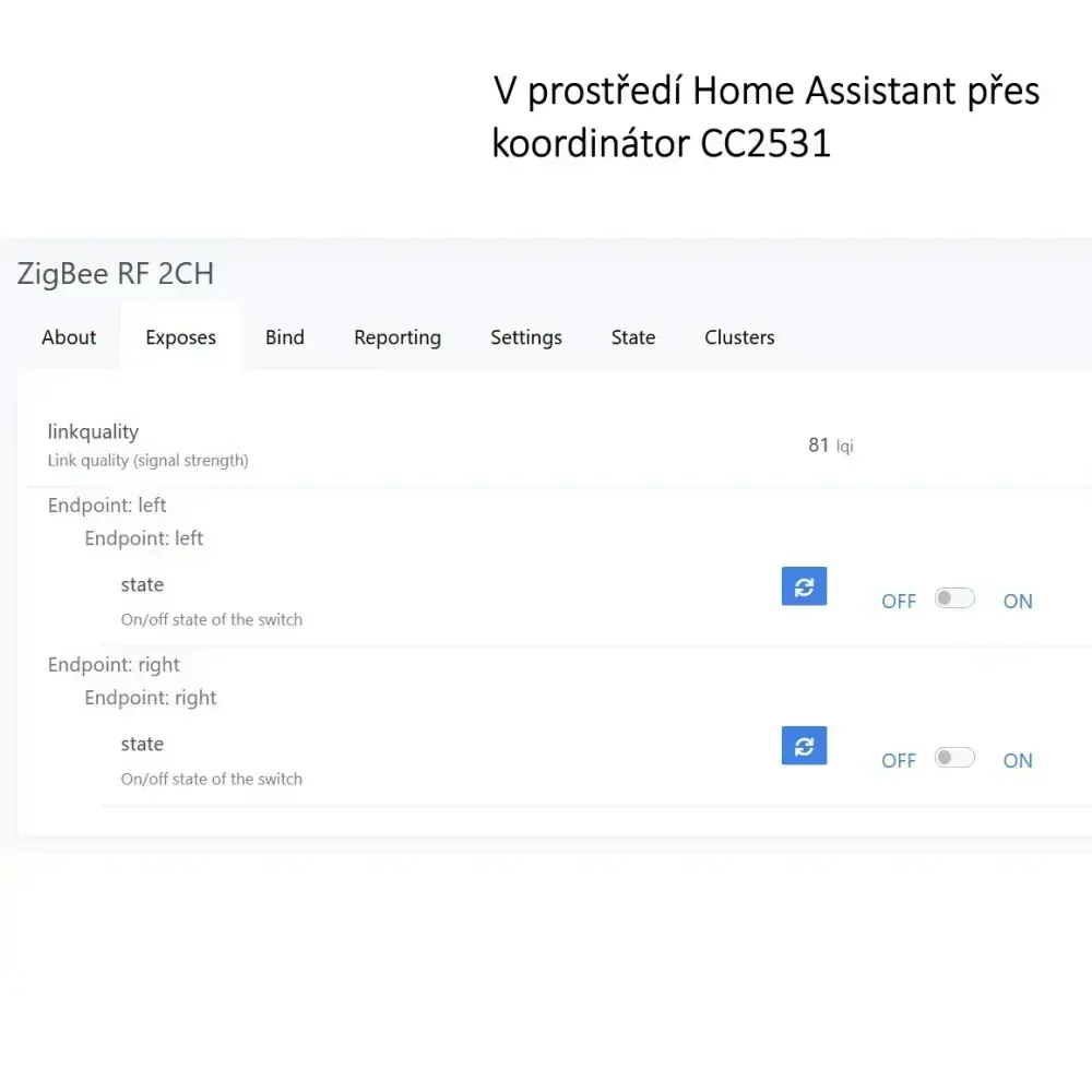 ZigBee 5V/7-32V + RF 2CH