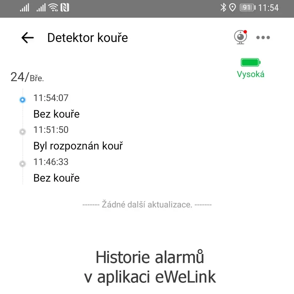 ZigBee Sensor Kouře