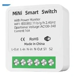 Tuya Mini 16A s měřením spotřeby