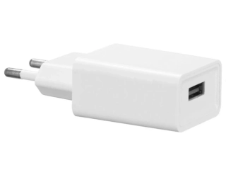 Napájecí adaptér na USB 5V/1A, bílý