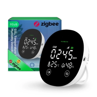 Nous E10 Zigbee senzor CO2, teploty a vlhkosti