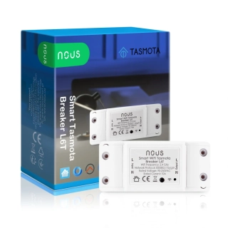 Nous L6T WiFi basic spínač/relé 10A, Tasmota 