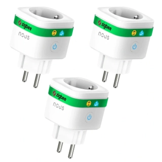 Nous A7Z ZigBee zásuvka s měřením spotřeby 16A, 3 pack