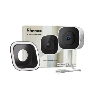 SONOFF CAM GlassView WiFi 3MP chytrá kamera na okno