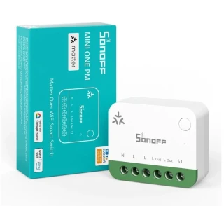 SONOFF MINI ONE PM MINI-1GSP – WiFi Matter spínač 16A s měřením spotřeby
